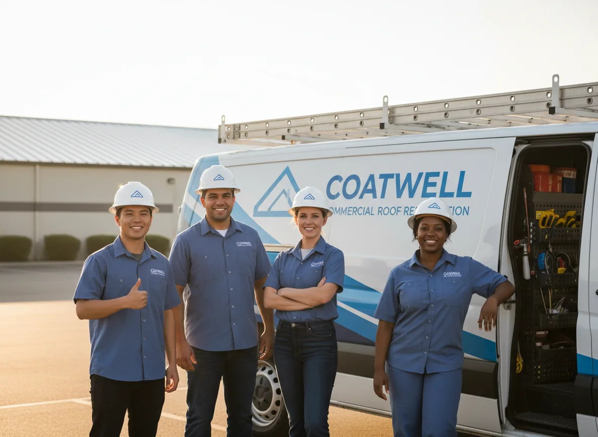 Commercial roof coating company in Fairbank, IA